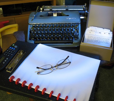 Random picture of a typewriter. Image used by CC licence. Link to original flickr page